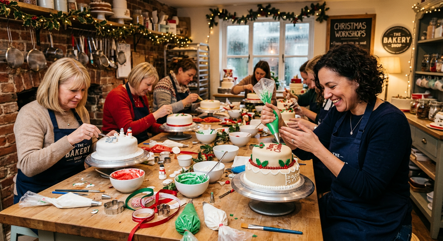 Christmas Cake Decorating