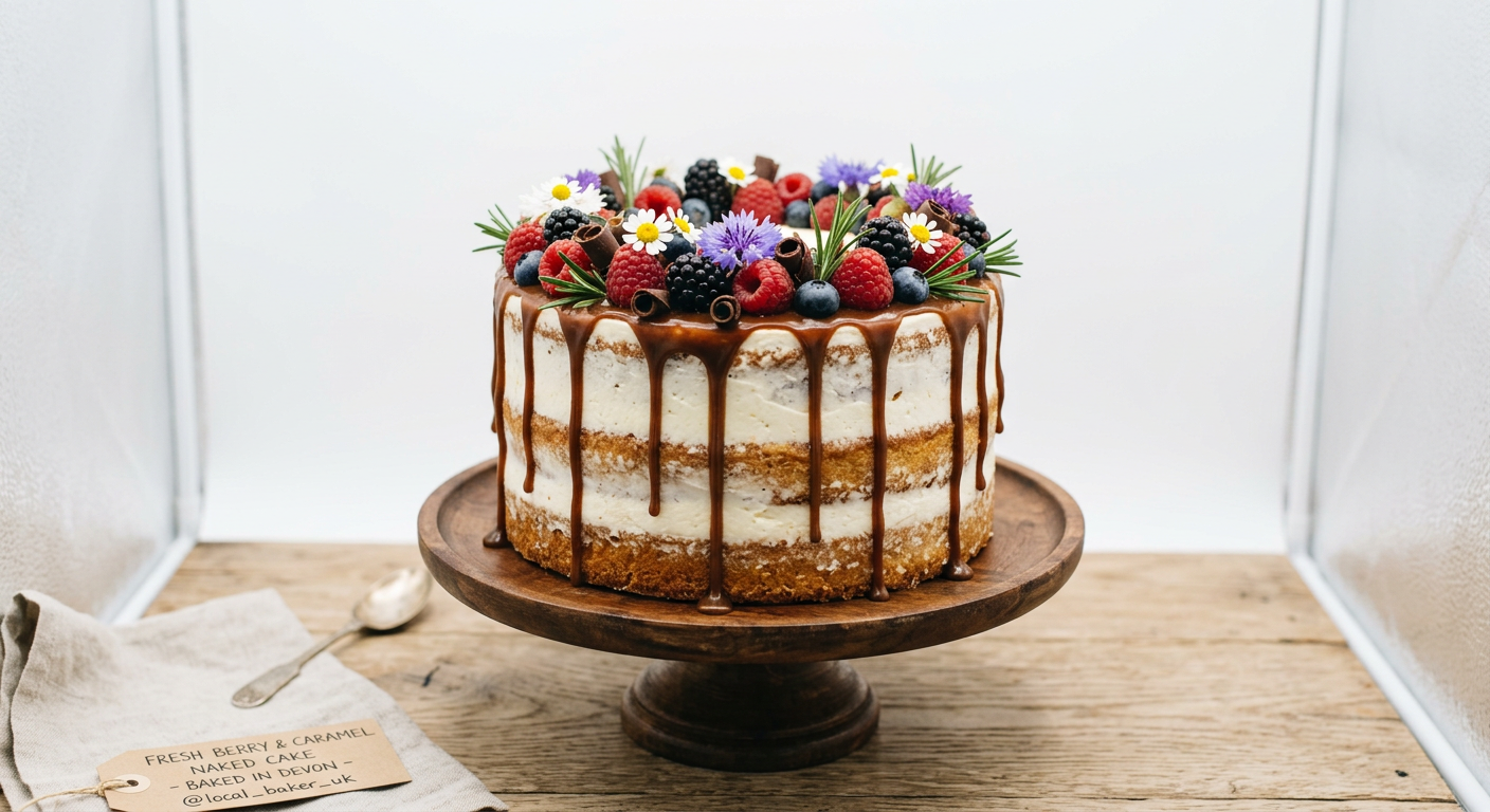 Naked Drip Cake